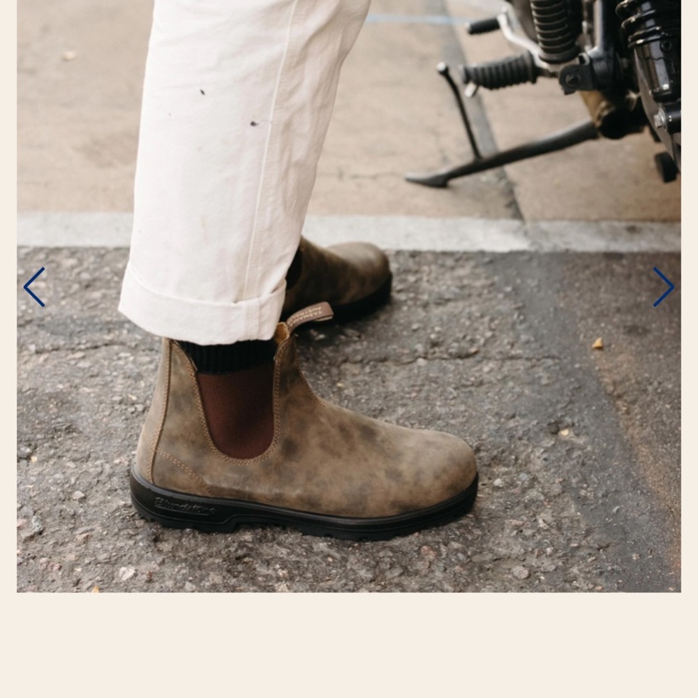 Blundstone rustic brown boots